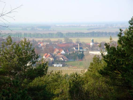 Im Ländchen Rhinow in Stölln und auf den Spuren von Otto Lilienthal, Dezember 2004
