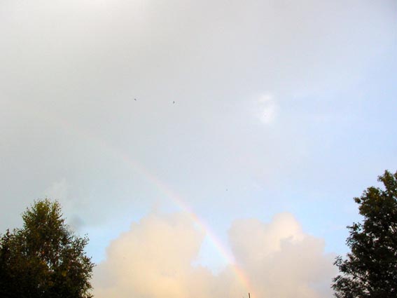 Teetz, Regenbogen