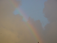 Nebel und Regenbogen, im Sommer 2006