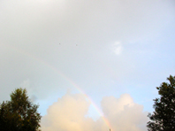 Nebel und Regenbogen, im Sommer 2006