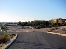 Blick vom Norden auf die Hotelanlage