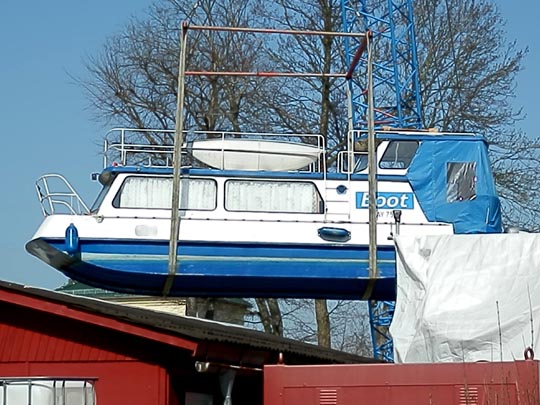 Kranen im März 2012