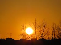 Sonnenaufgang, Februar 2015