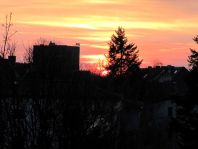 Sonnenuntergang, 1. Januar 2015