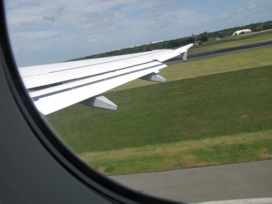 Flug von Tegel nach Barcelona, El Prat de Llobregat