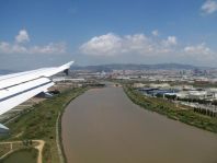 Flug von Tegel nach Barcelona El Prat de Llobregat, Juni 2013