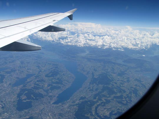 Flug von Barcelona, El Prat de Llobregat, nach Tegel