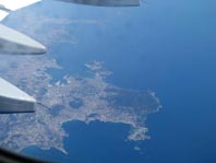 Flug von Barcelona, El Prat de Llobregat, nach Tegel, Juni 2013