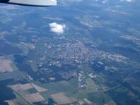 Flug von Barcelona, El Prat de Llobregat, nach Tegel, Juni 2013