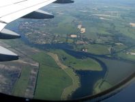 Flug von Barcelona, El Prat de Llobregat, nach Tegel, Juni 2013