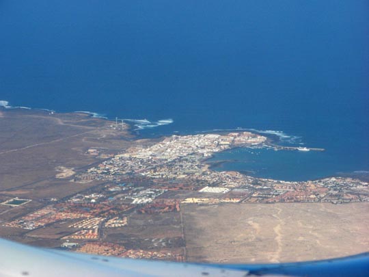 Über den Wolken, Flug von Fuerteventura nach Berlin, Tegel