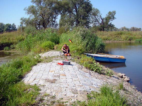 Vorbereitung der Angeln