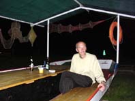 Das Partyboot auf dem Fischereigel&auml;nde